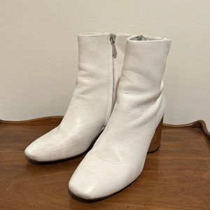 Paolo White Boots Sz 8.5